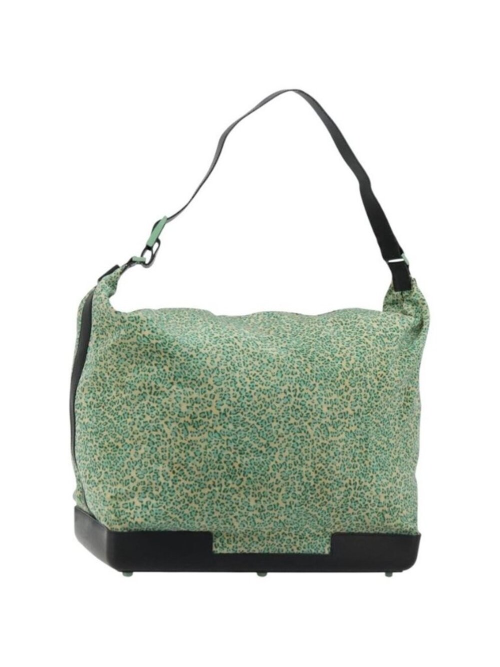 Authentic BOTTEGA VENETA Shoulder Bag Nylon Green